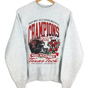 NCAA Texas Tech Red Raiders Football 2025 Big 12 Champions Sweatshirt Shirt